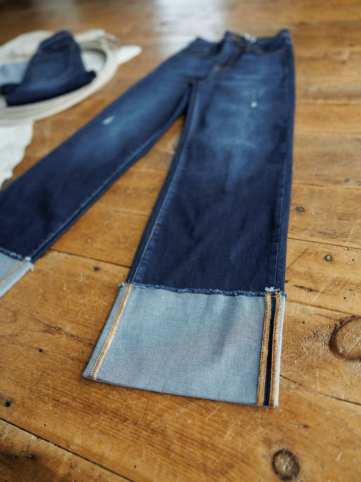 The Hollis High Rise Wide Leg Jean