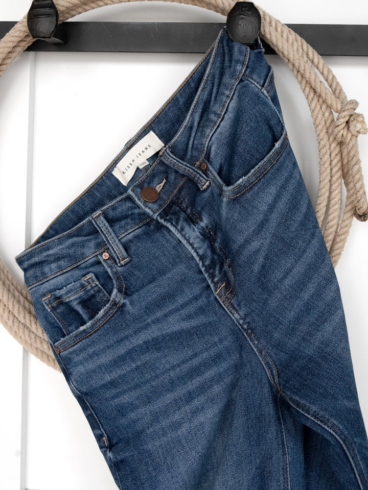 Tagan High Rise Relaxed Straight Leg Jean