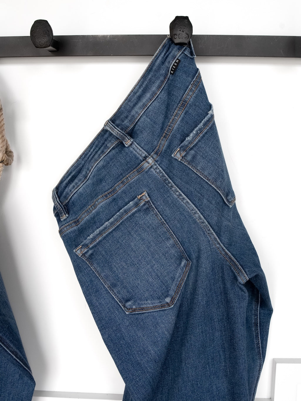 Tagan High Rise Relaxed Straight Leg Jean