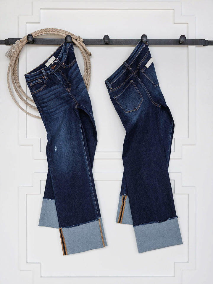 The Hollis High Rise Wide Leg Jean