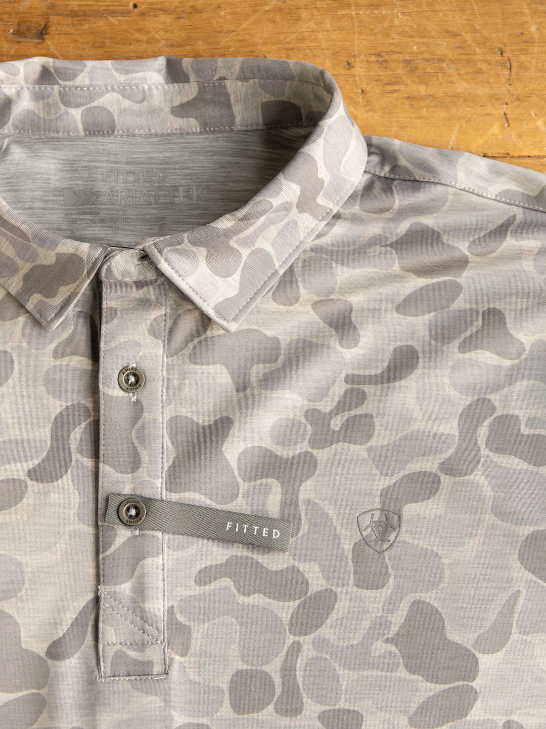 Ridgefield Ariat Men's Grey Camo Polo
