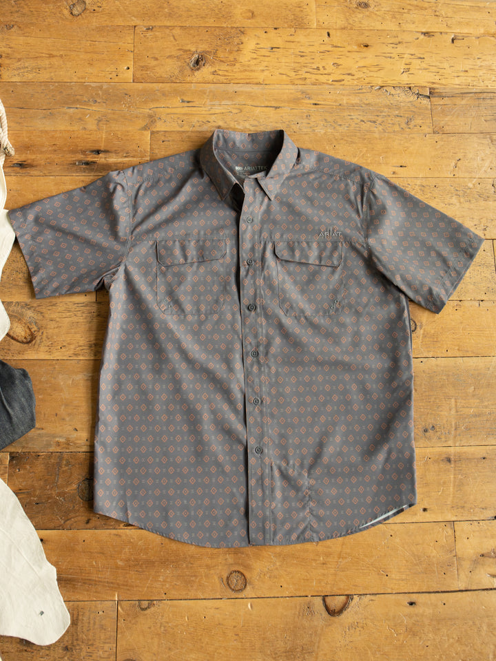 Odem Ariat Men's Slate Southwest Button Up