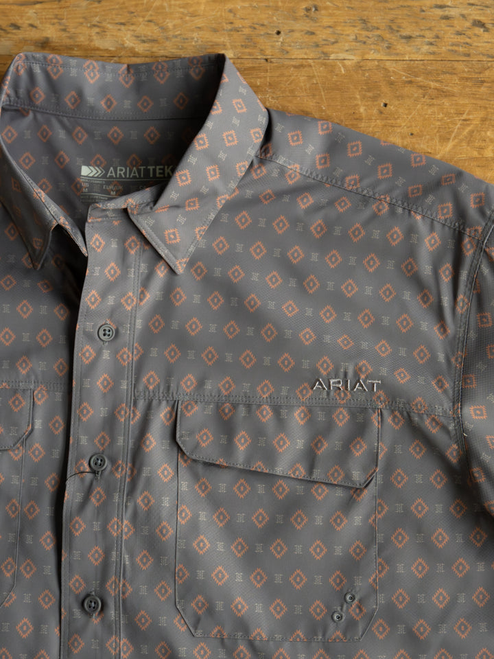 Odem Ariat Men's Slate Southwest Button Up