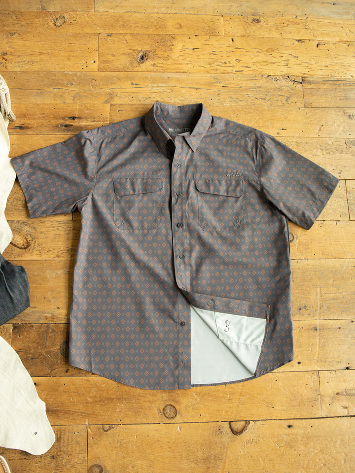 Odem Ariat Men's Slate Southwest Button Up