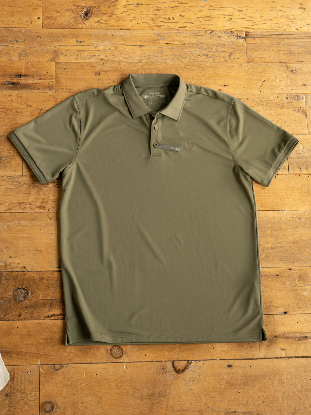Bramer Ariat Men's Olive Polo