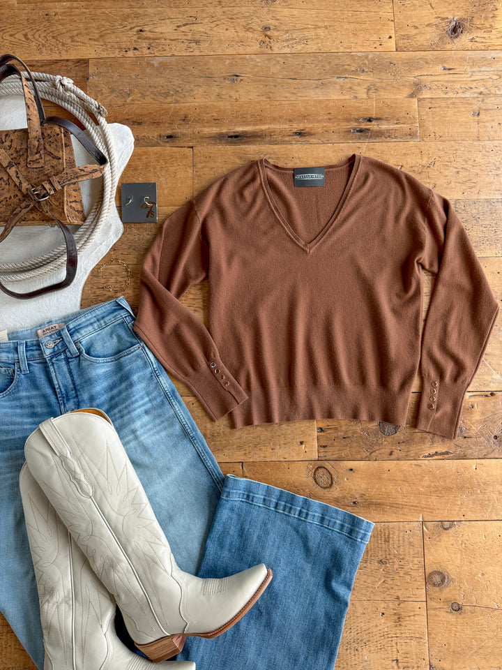 Ardmore Mocha Knit Top