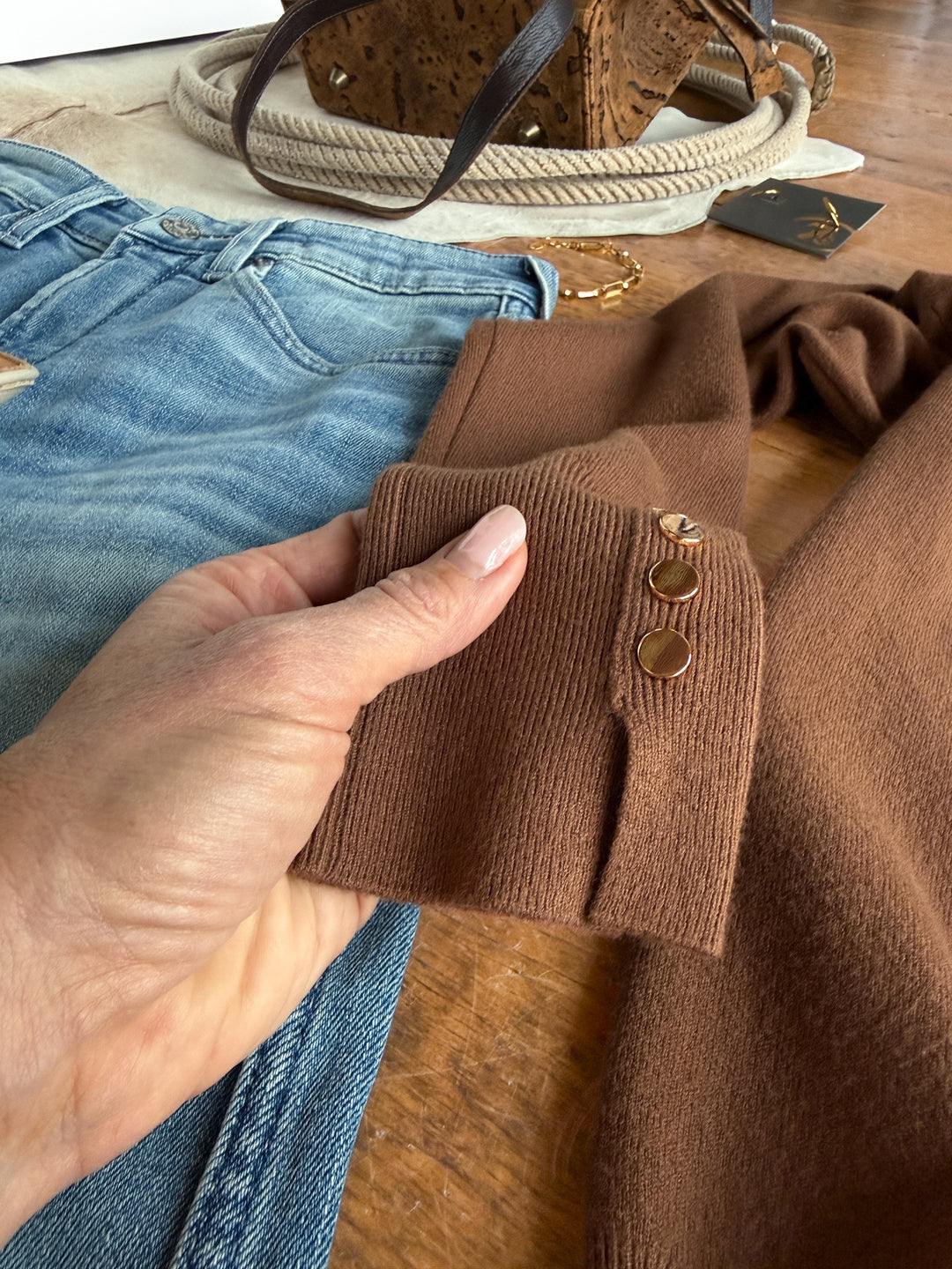 Ardmore Mocha Knit Top