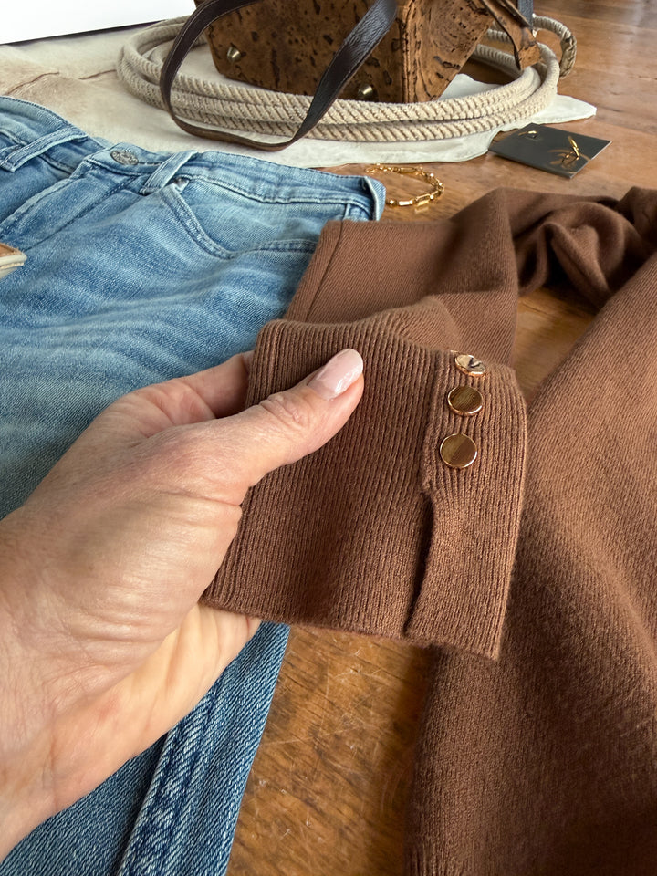 Ardmore Mocha Knit Top