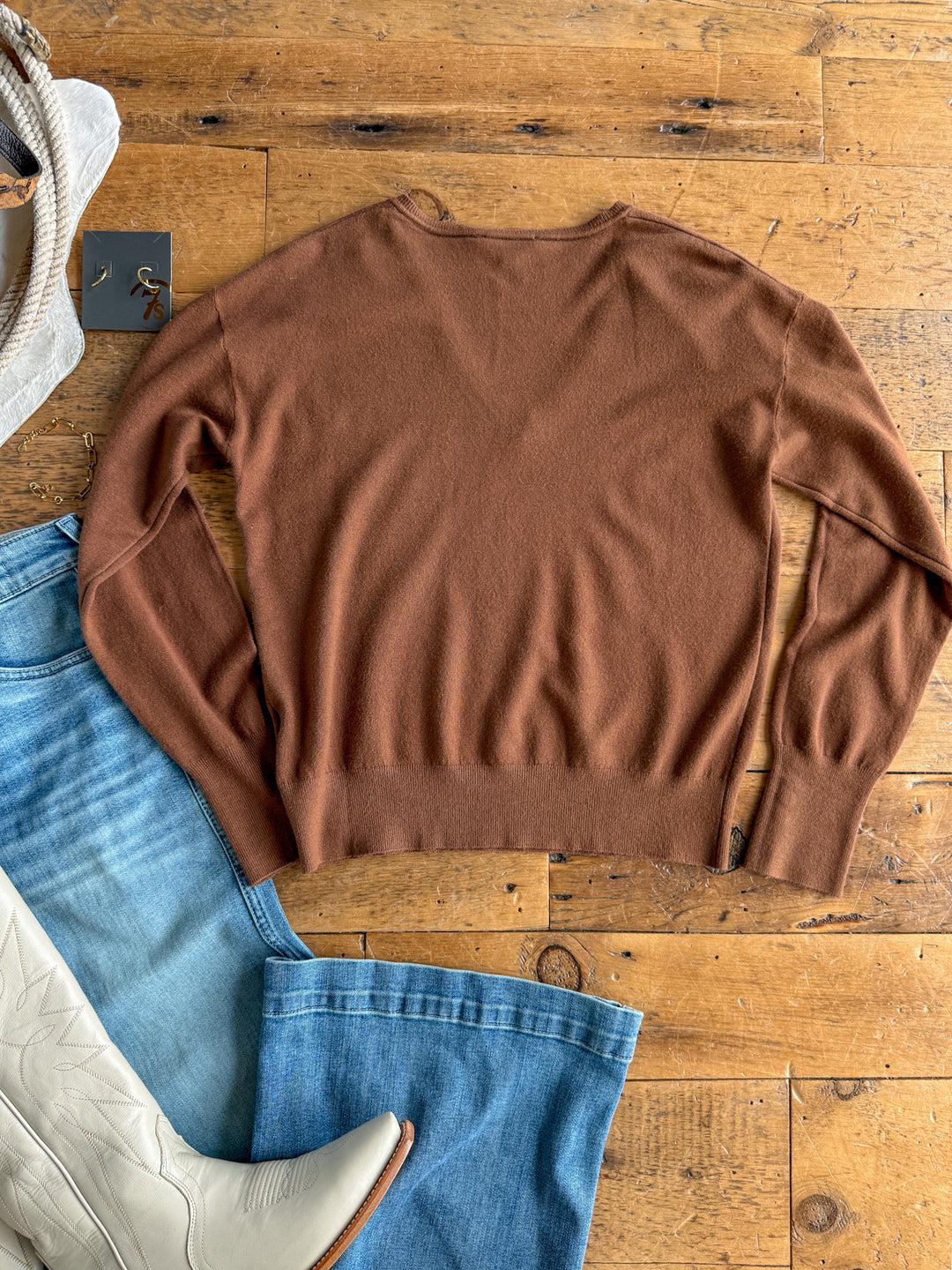Ardmore Mocha Knit Top