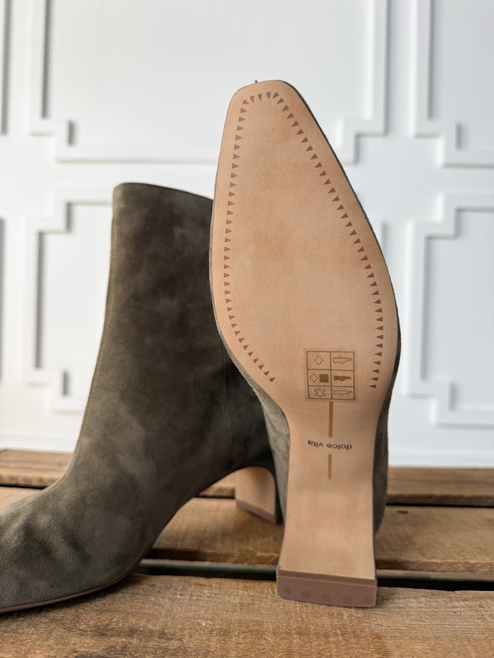 Monroe Olive Suede Boot
