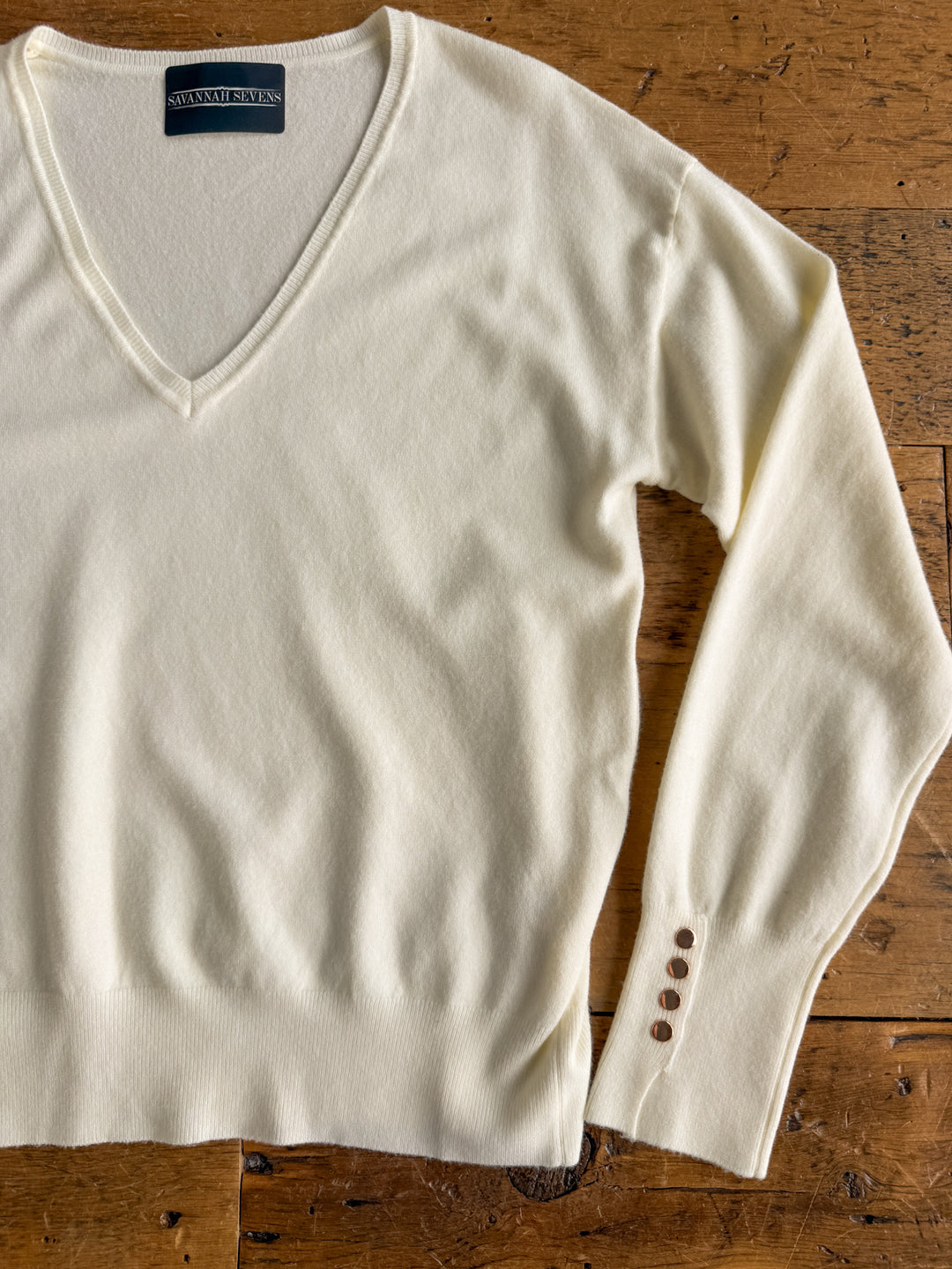 Ardmore Ivory Knit Top