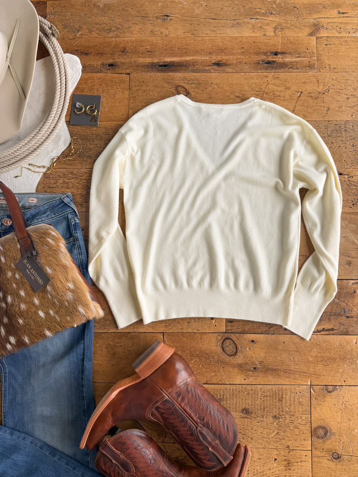 Ardmore Ivory Knit Top
