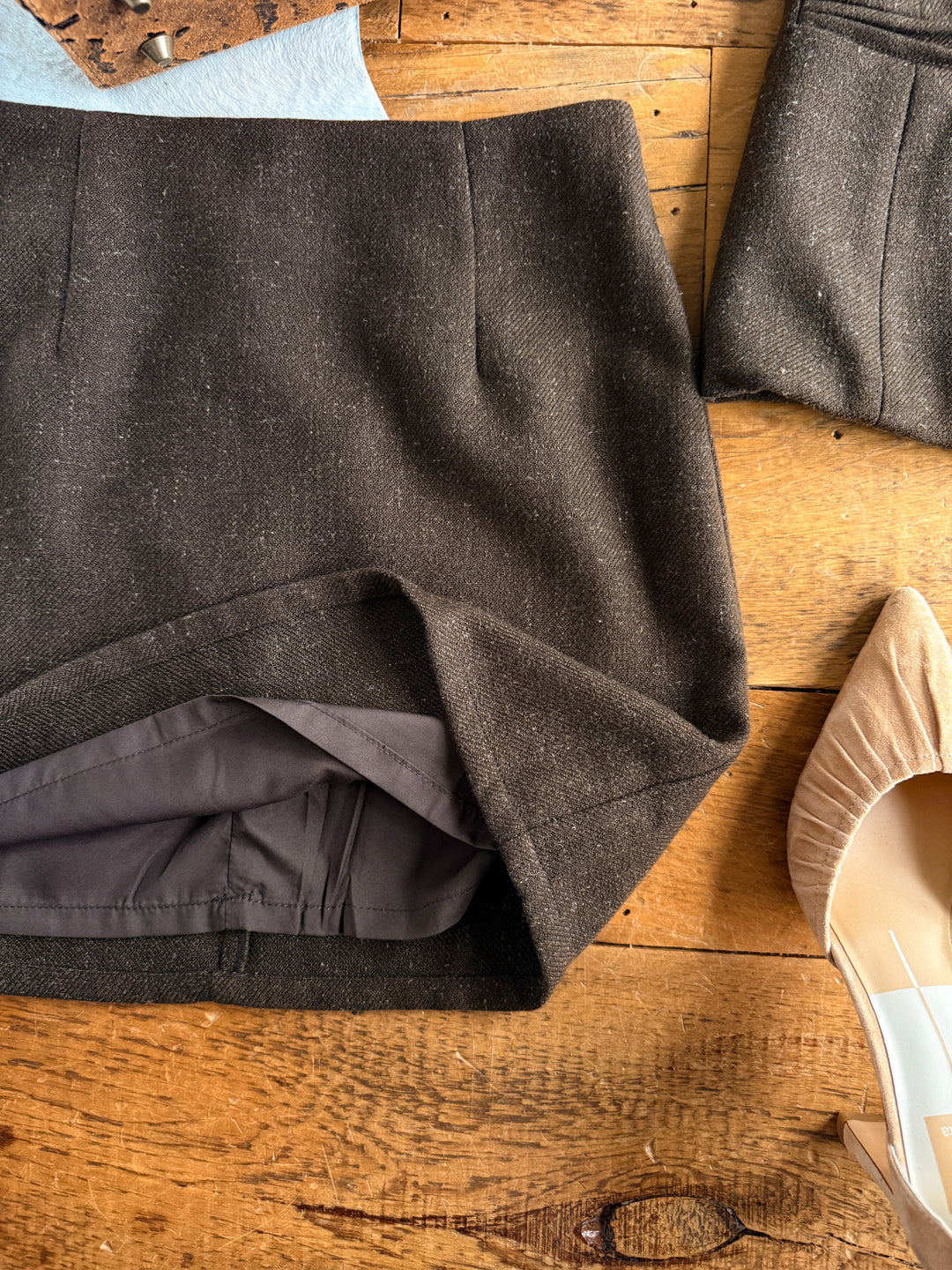 Armona Chocolate Twill Vest Set