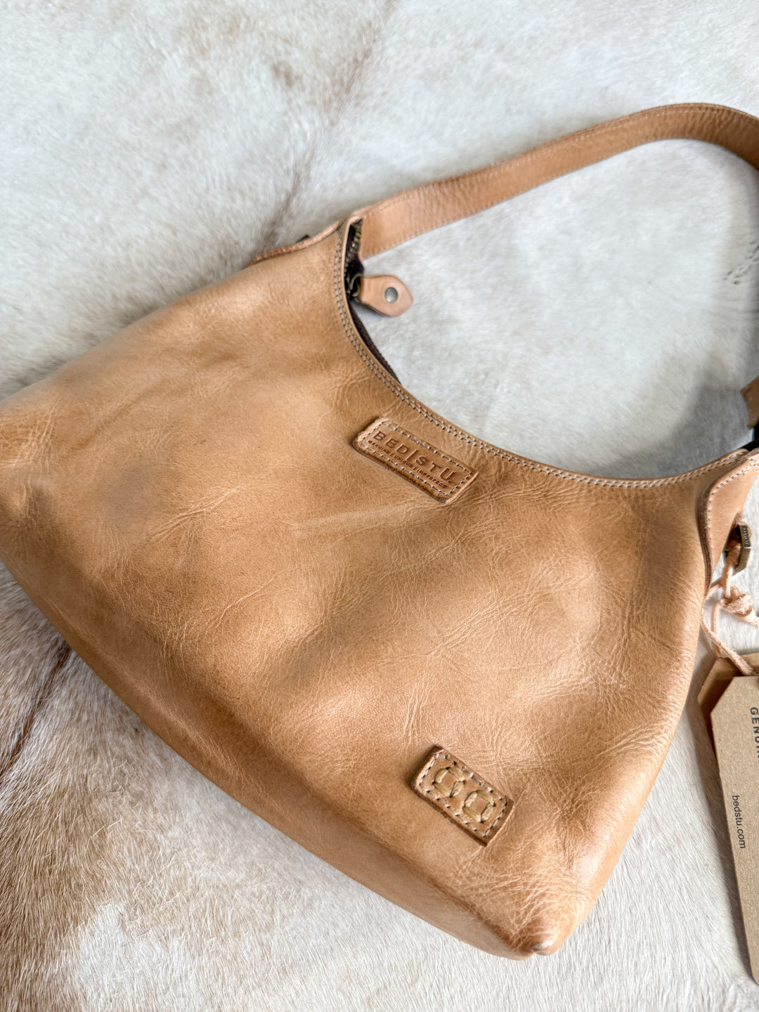 Talco Oat Leather Shoulder Bag