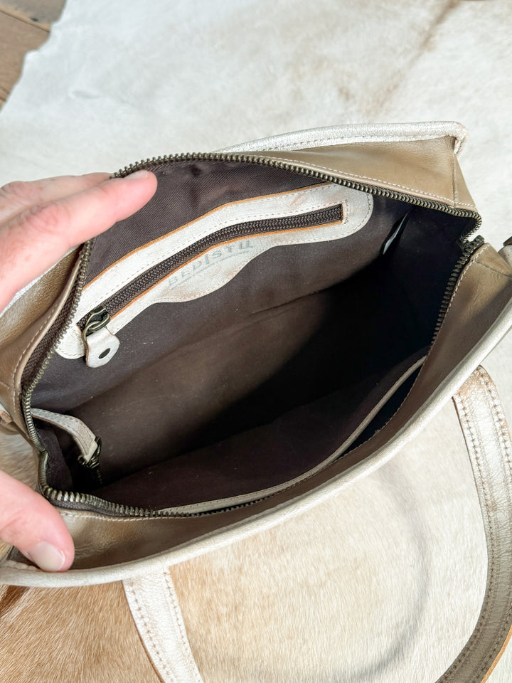 Lanexa Stone Leather Handbag