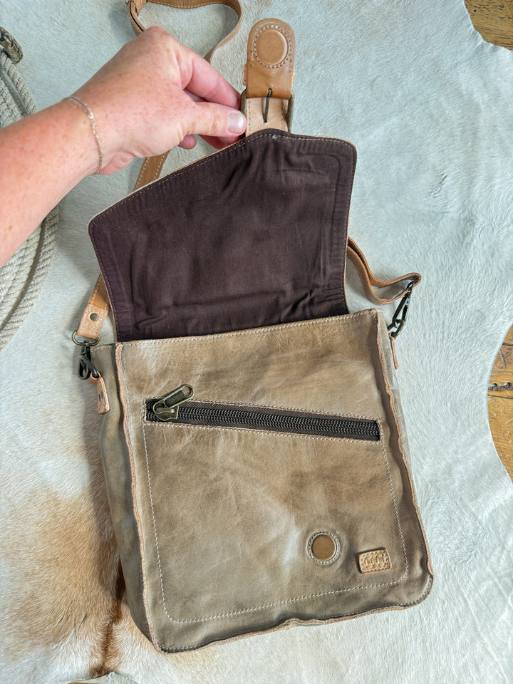 Norvell Stone Leather Crossbody