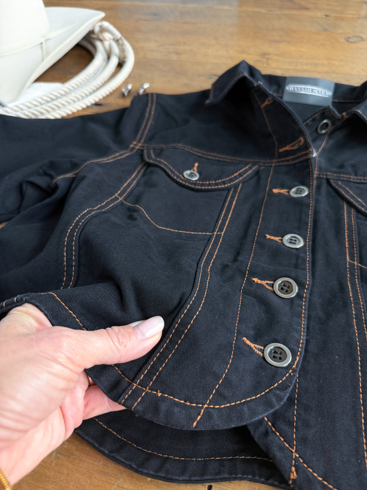 Dacoma Black Denim Set