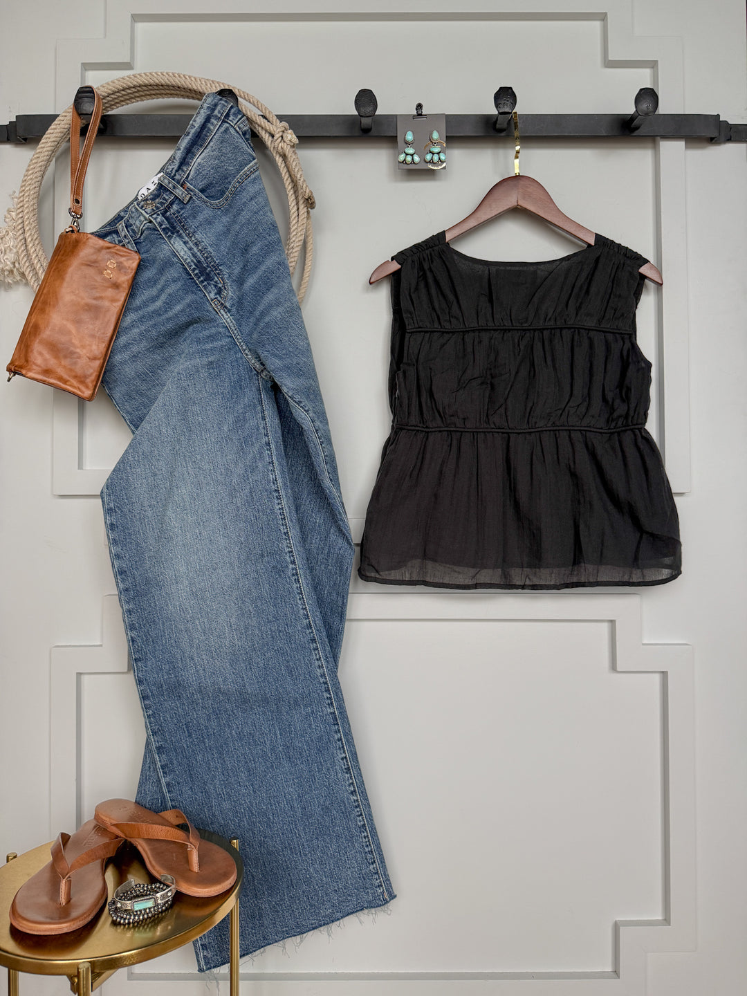 Canute Black Sleeveless Top