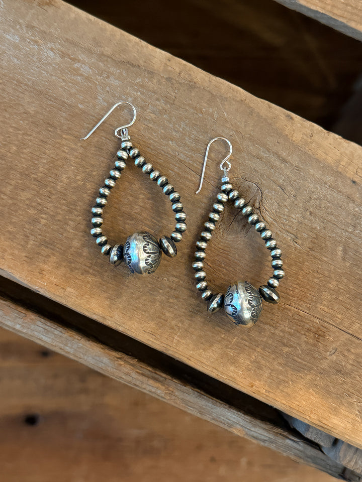Wautoma Navajo Pearl Earrings