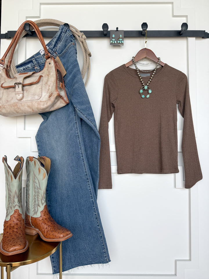 Sentinel Mocha Knit Top