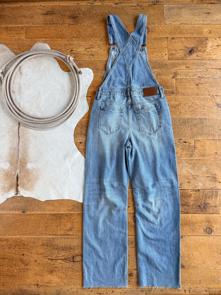 Stran Denim Barrel Overalls