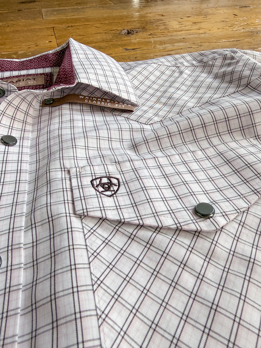 Marshall Ariat Men's Plaid Button Up
