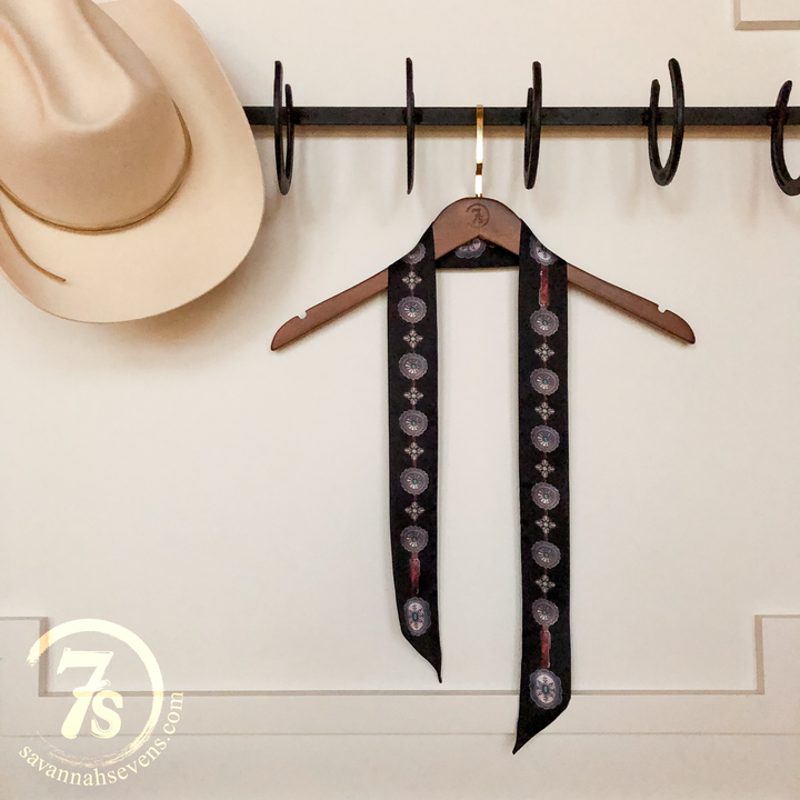 Concho Belt Tie Scarf