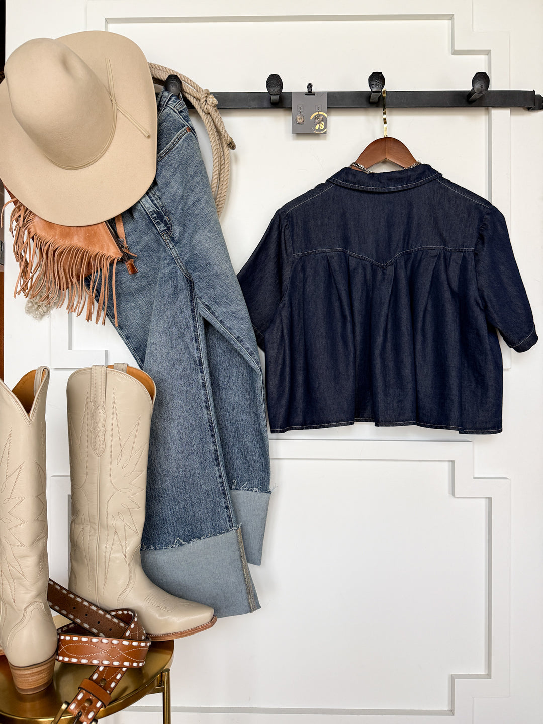 Quinby Denim Tencel Pearl Snap