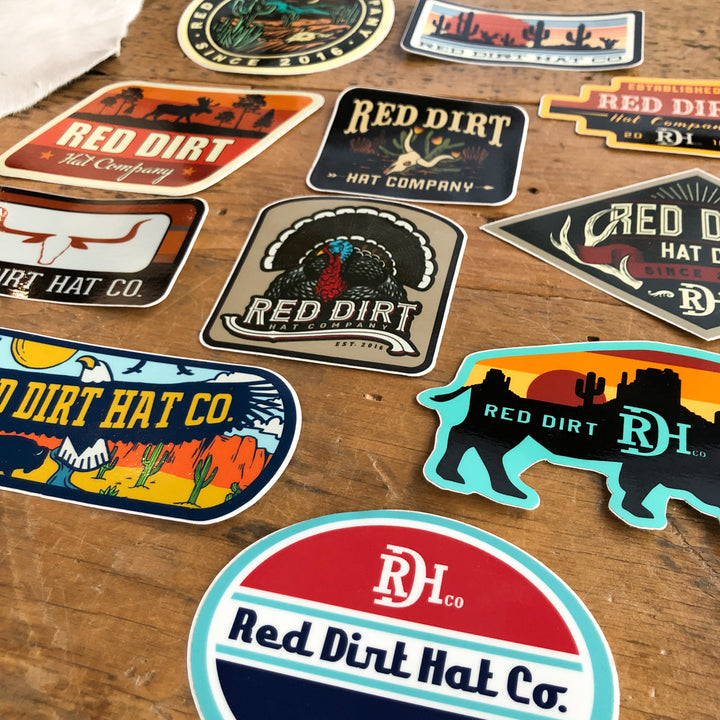 Red Dirt Stickers