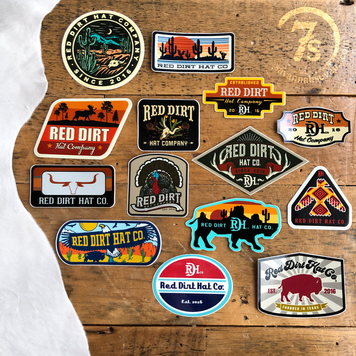 Red Dirt Stickers