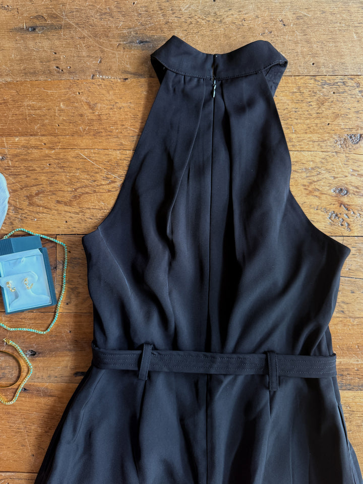 Rowlett Black Sleeveless Jumpsuit