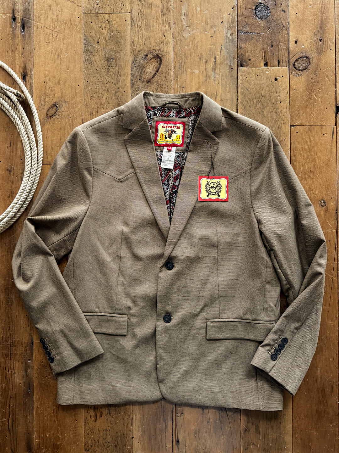 Wayne Cinch Men's Brown Sport Coat