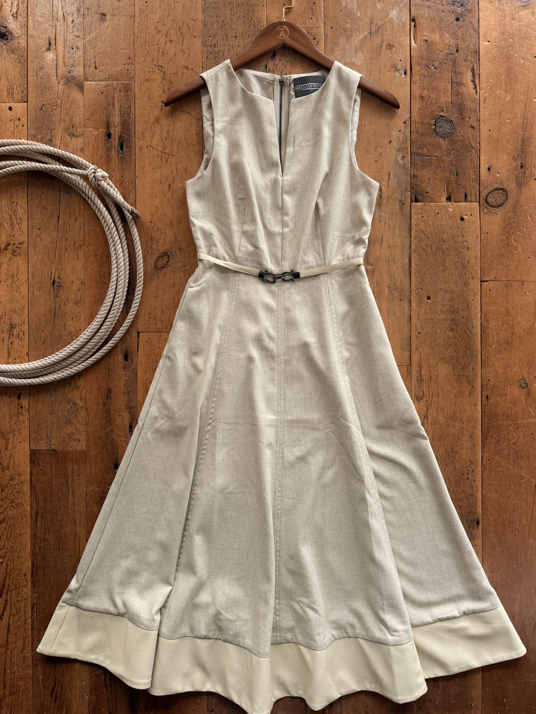 Westville Natural Sleeveless Dress