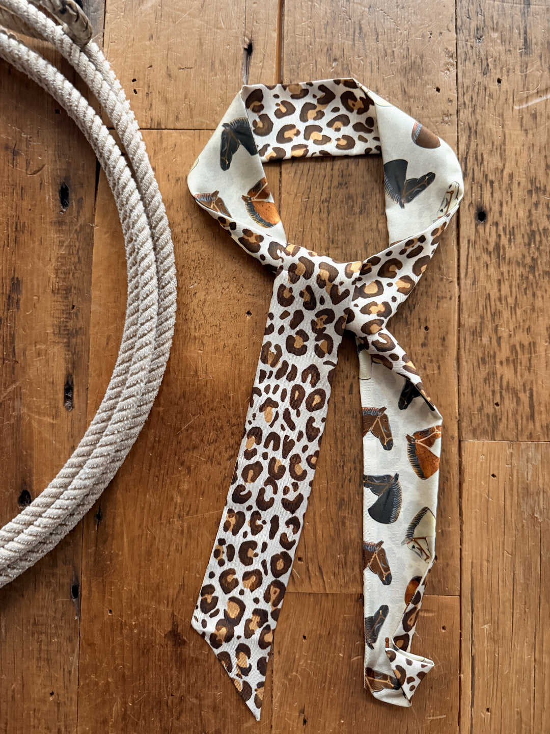 Wild Horses Silk Twilly