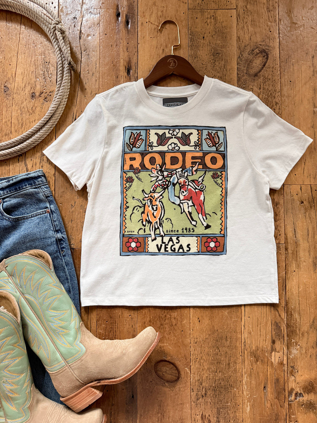 Folk Steer Wrestler Graphic Tee