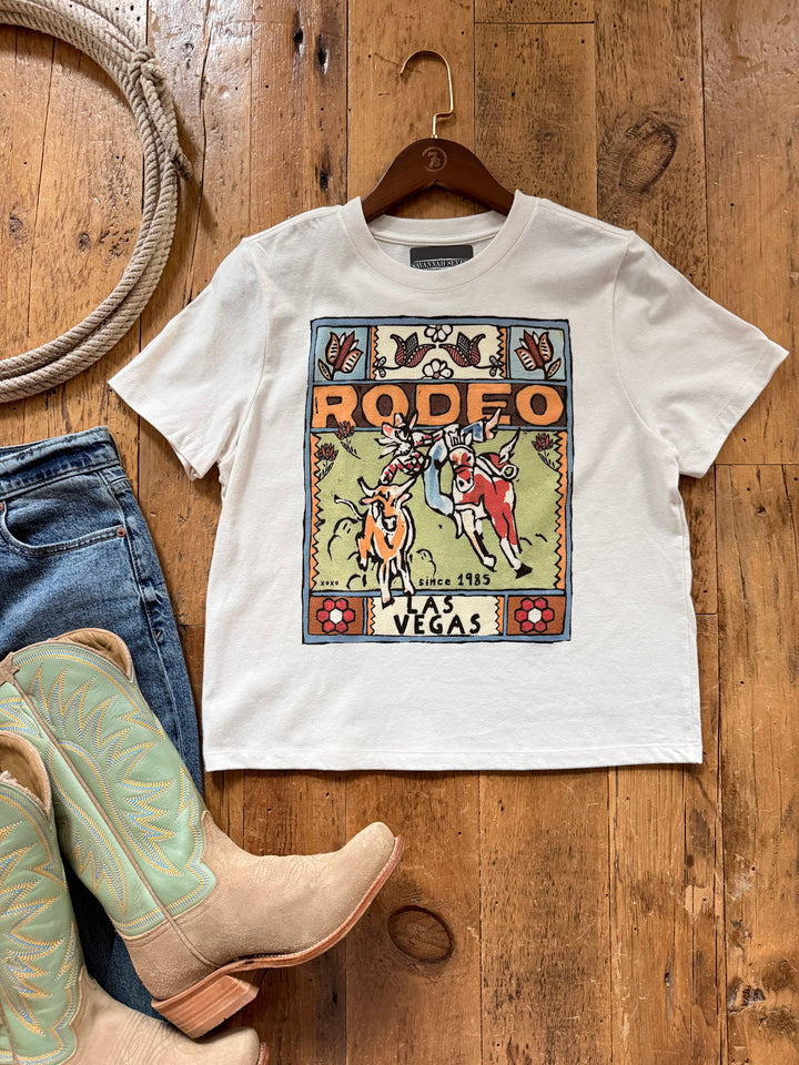 Folk Steer Wrestler Graphic Tee