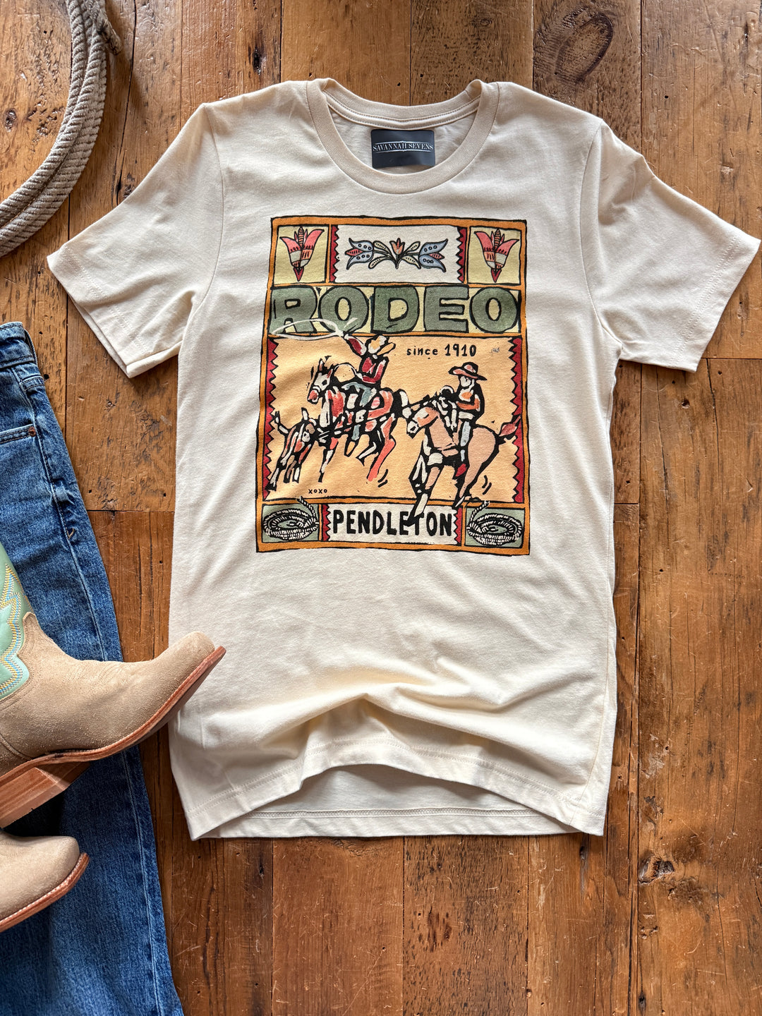 Folk Team Roping Graphic Tee