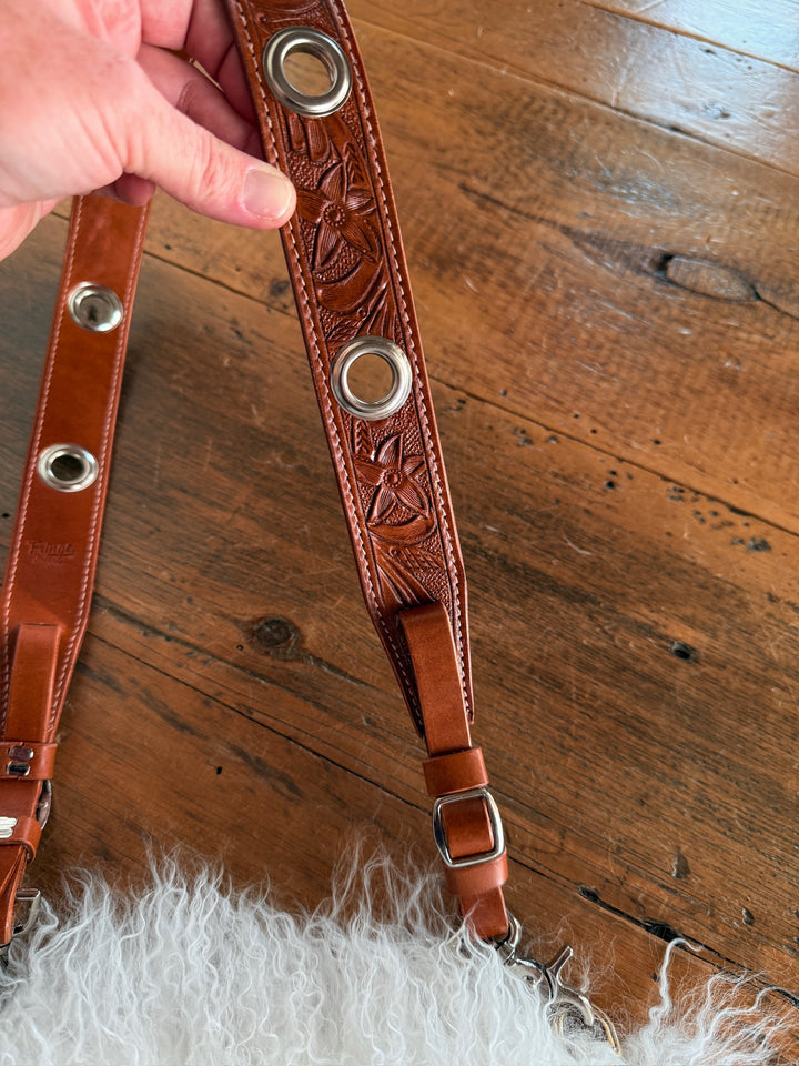 Maricopa White Tibetan Lamb Muff Bag