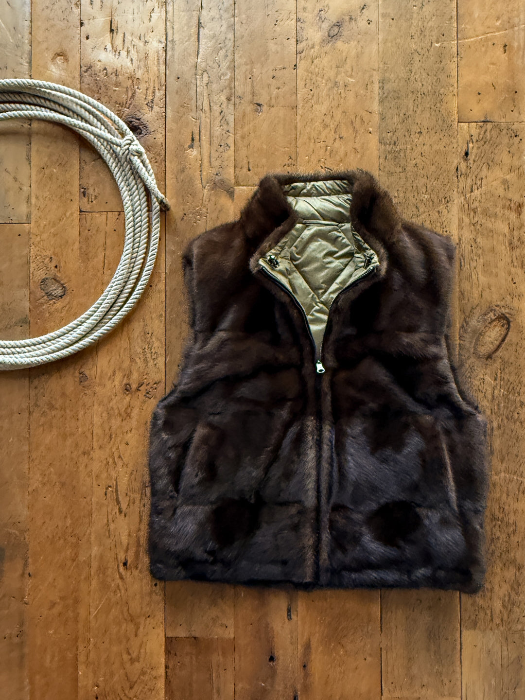 Butte Mink Reversible Vest
