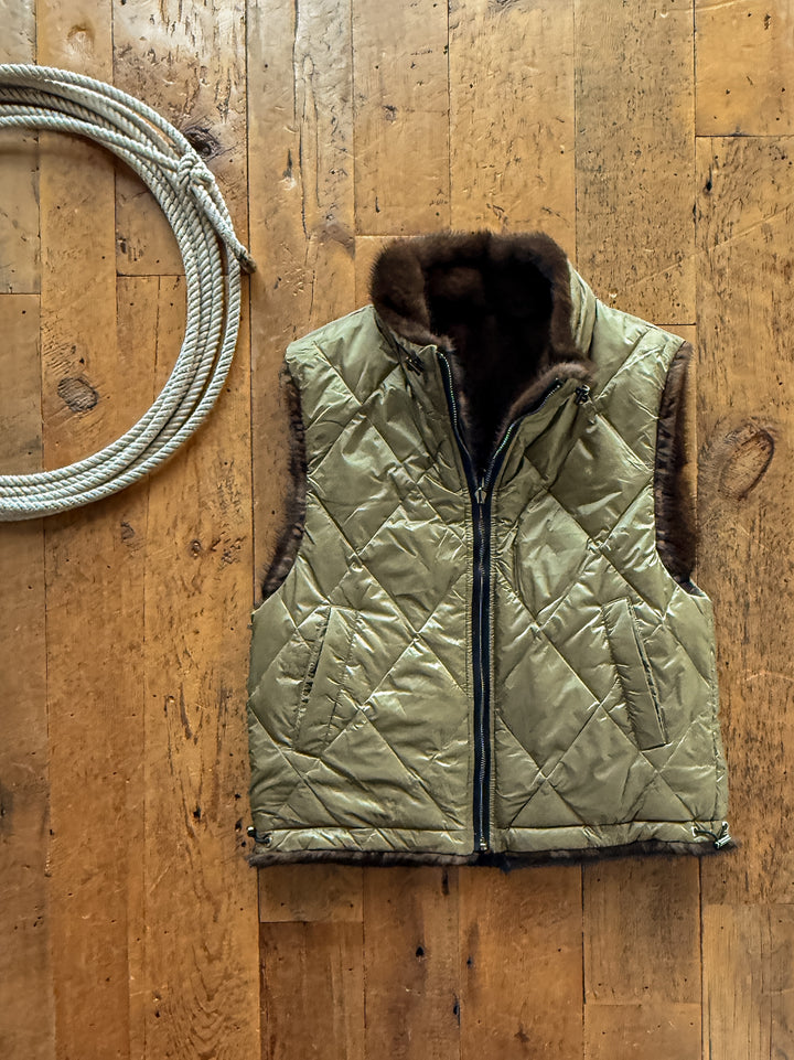 Butte Mink Reversible Vest