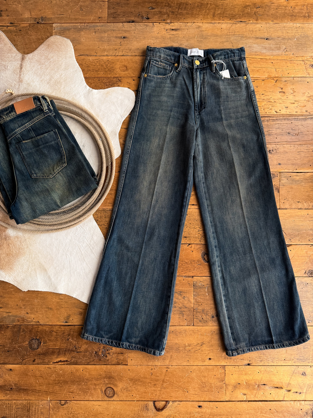 The McKinney High Rise Wide Leg Jean