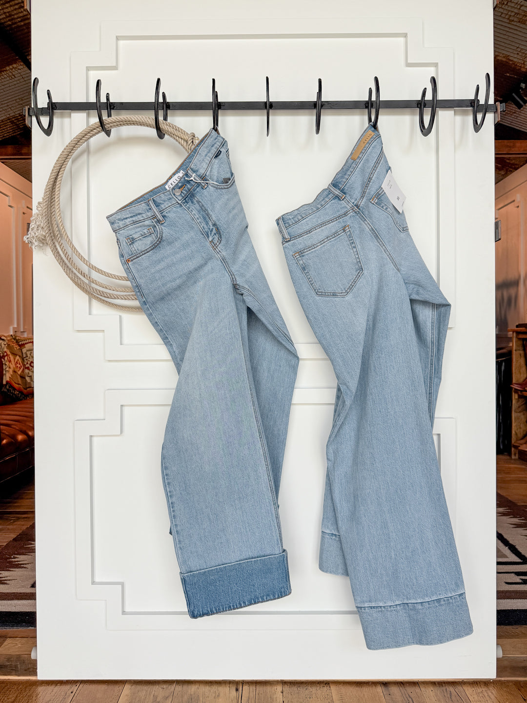 The Wylie High Rise Wide Leg Jean