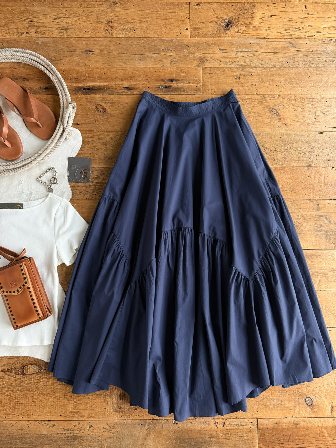 Sarcoxie Navy Skirt