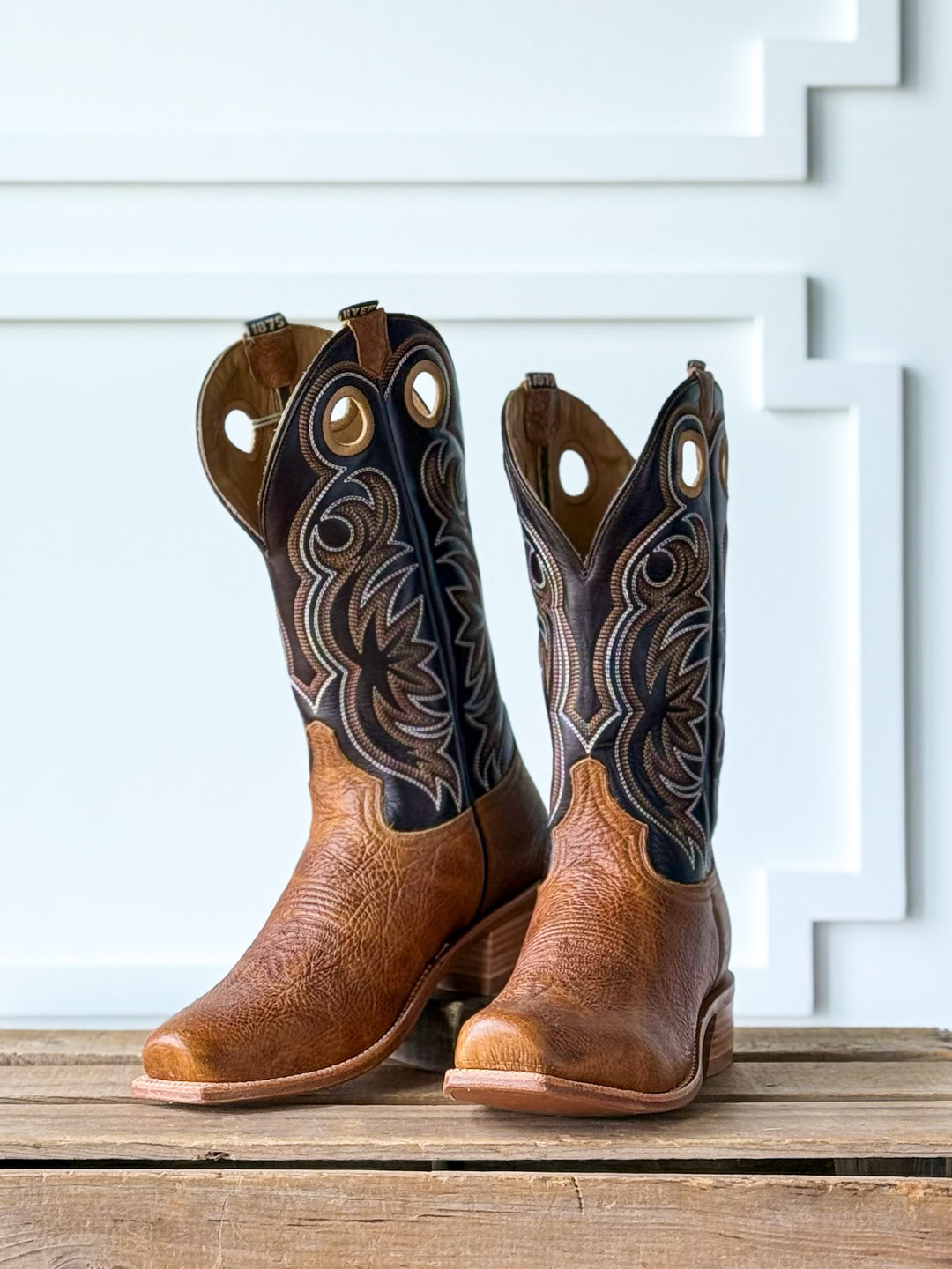 Riley Tan Men's Western Leather Boot
