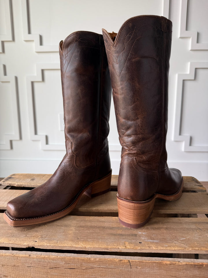 Charlie Cafe Stovepipe Leather Boot