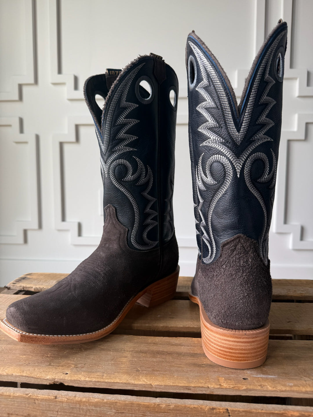 McCune Charcoal Men's Western Leather Boot