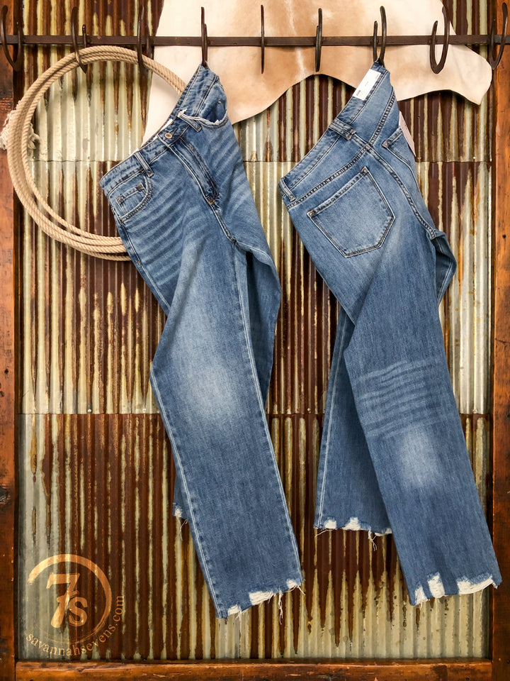 The Cayson High Rise 90's Crop Jean