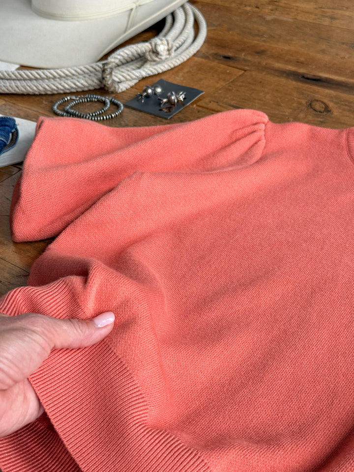 Estacada Salmon Knit Top