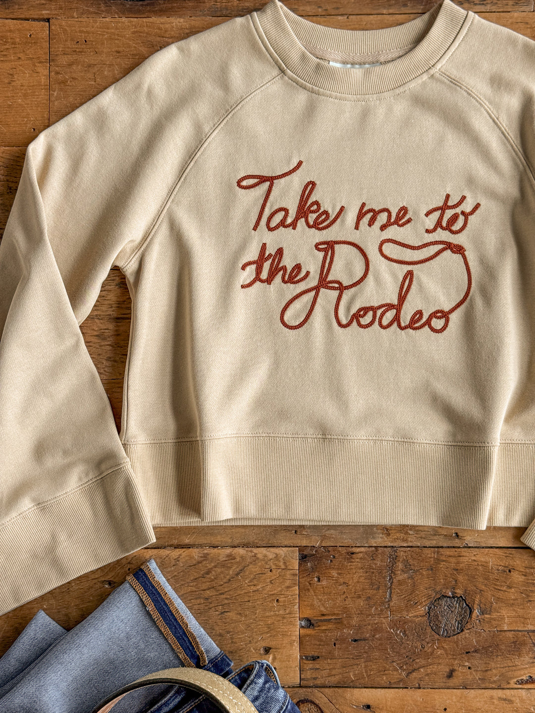 Take Me To The Rodeo Western Pullover