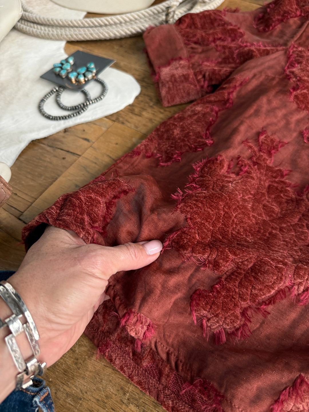 Mokena Berry Textured Top